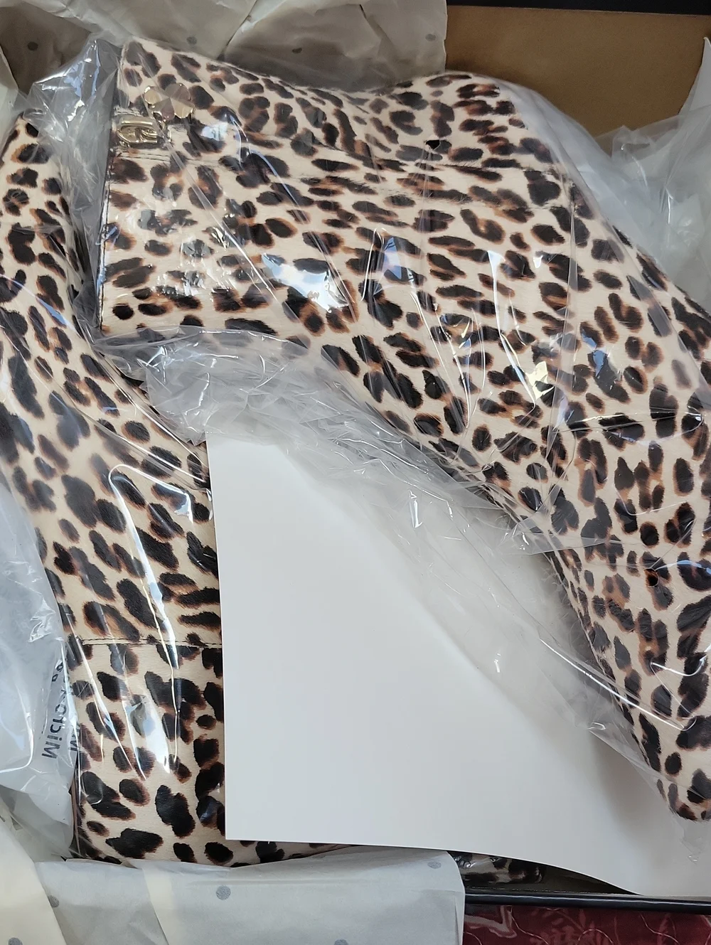NWT- Kate Spade ‘Adele Downtown Leopard’ Calf-Hair Kitten Heel Ankle Bootie
